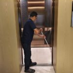 Lobby Sky Cleaning in Progress