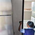 Party Hall Kitchen Wall Cleaning Work