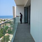 Balcony Glass Cleaning Work