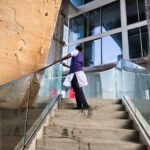 Yoga Desk Mirror Cleaning Work