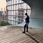 Yoga Desk Mopping Cleaning Work